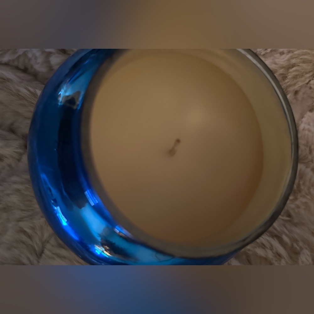 Anthropologie Capri Blue Blue Decorative Jar Candle - Picture 2 of 3